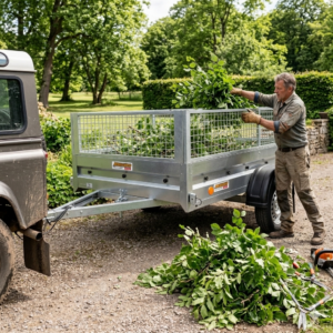 rimorchio auto per giardinaggio - Tecnostile rimorchi